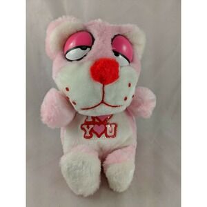 Pink Cat Panther Plush 9 Inch Love You MTY International Stuffed Animal Toy